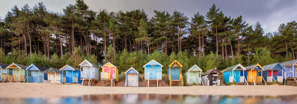 Wells Beach Huts, north Norfolk